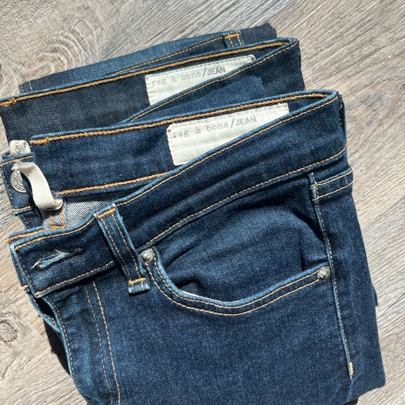 Rag & Bone Women's Dark Blue Jeans - Picture 1 of 7